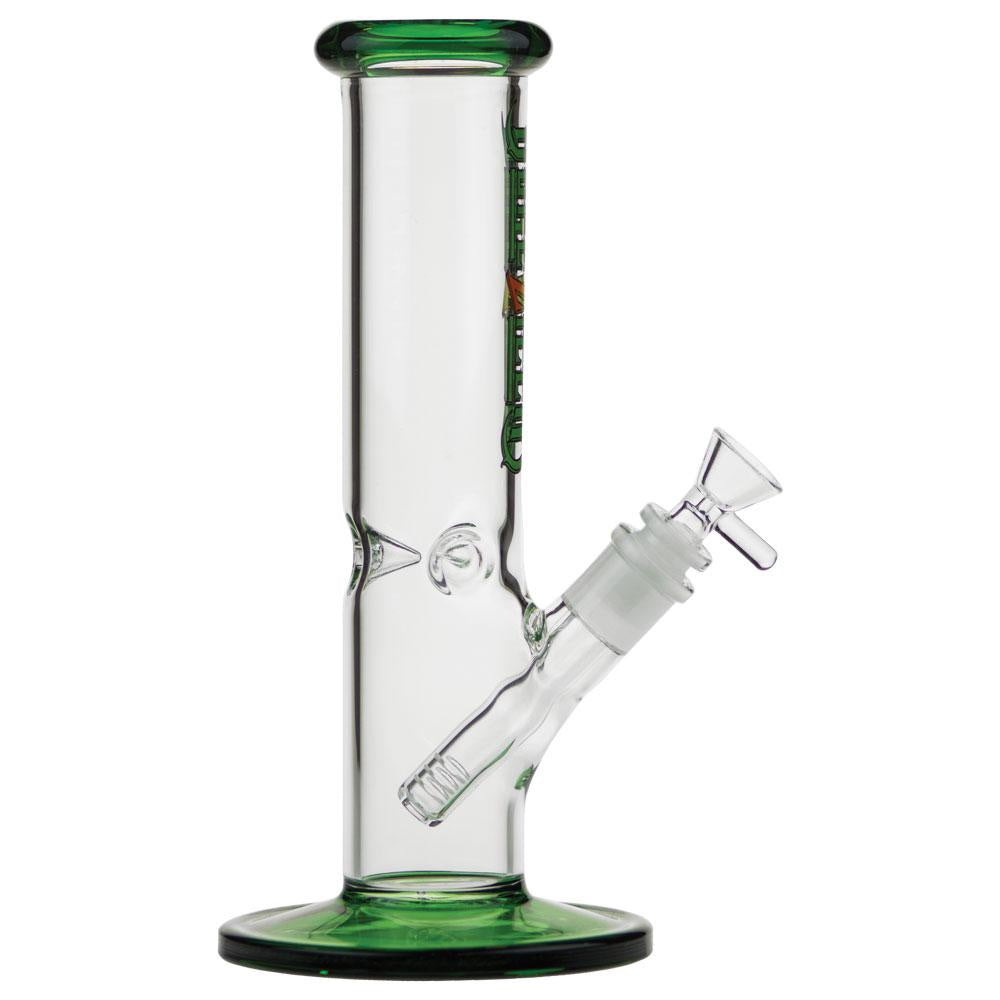 Dopezilla Slimzilla Straight Ice Bong | 10 Inch | Green | side view