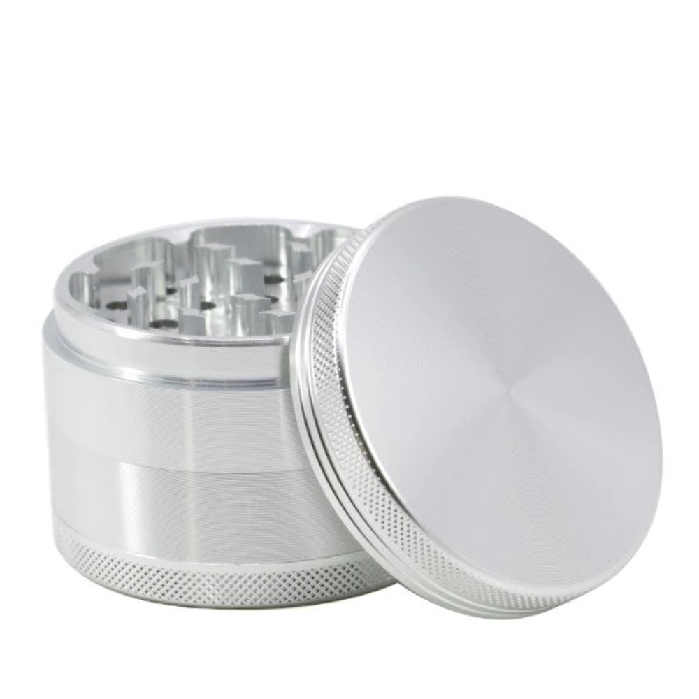 Aluminum Herb Grinder with Pollen Screen and Magnetic Lid | 63mm
