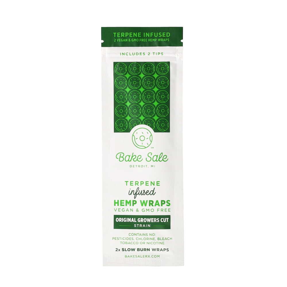 Bake Sale Terpene Infused Herbal Wraps | 2 Pack | Original Growers Cut