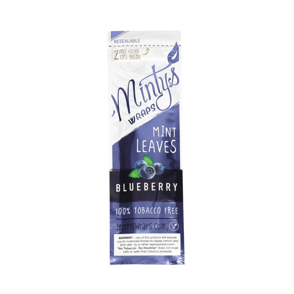 Minty's Herbal Wraps | 2 Pack | Blueberry