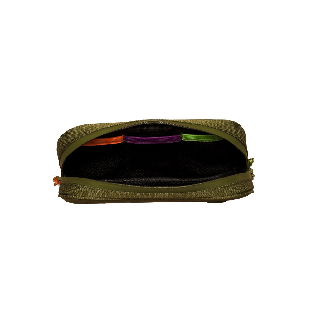 ONGROK Smell Proof Locking Wallet 2.0 | Green | Medium | open