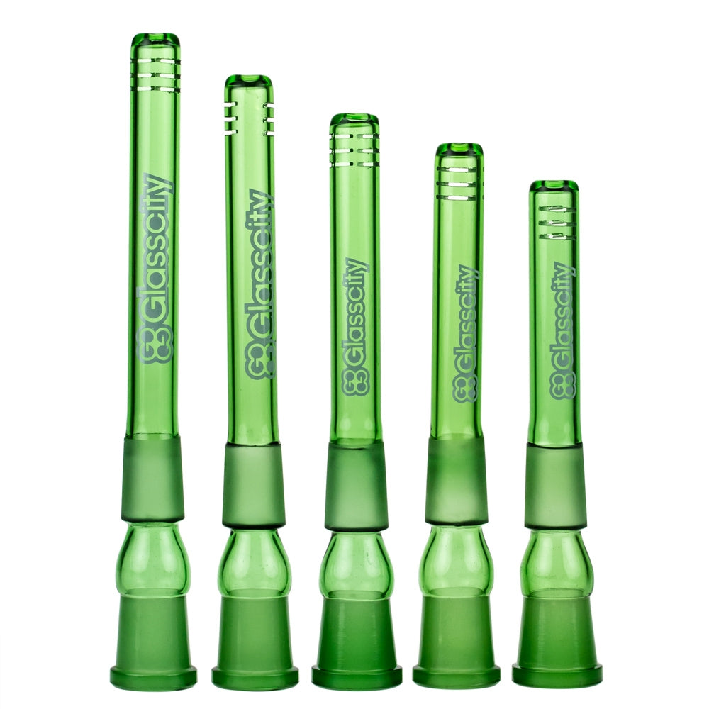 Glasscity Slitted Diffuser Downstem | 18.8mm | Green