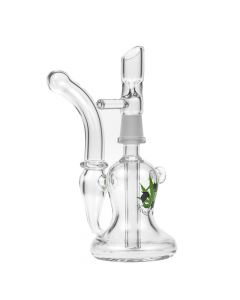 Black Leaf - Portable Bubbler with Inline Hole Diffuser - Side view 1