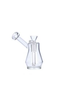 Glass Bubbler with Built-In Downstem and Recessed Joint | side view 1