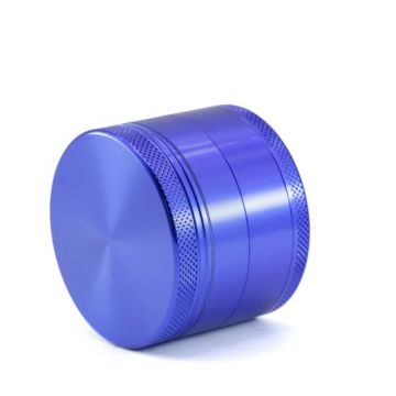 Aluminum Herb Grinder with Magnetic Lid and Pollen Screen | 48mm | Blue