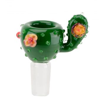 Empire Glassworks Prickly Cactus Glass Bowl | 14.5mm | side view 1
