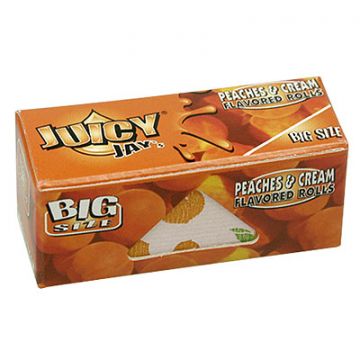 Juicy Jay's Rolls Peaches and Cream Rolling Paper - Single Pack