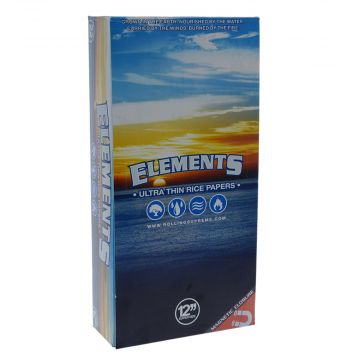 Elements - Huge 12 inch Rice Rolling Papers - Foot Long - Box of 22 Packs
