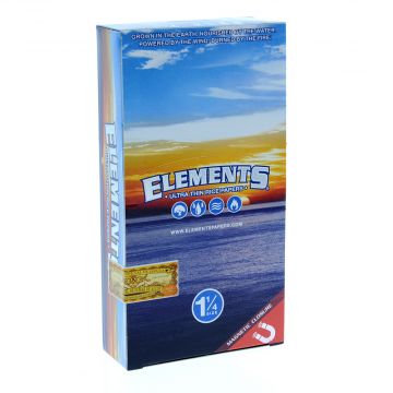 Elements - Ultra Thin 1 1/4 Rice Rolling Papers - Box of 25 Packs