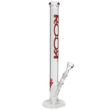 ROOR 3.2mm Red Logo Bong | 45cm - Side View 1