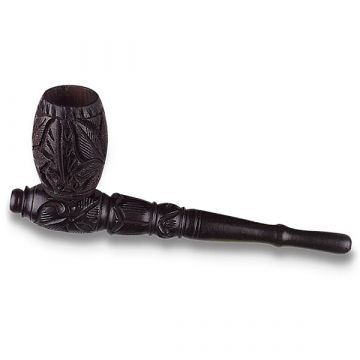 Engraved Wood Pure Pipe