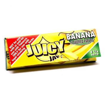 Juicy Jay's Banana Regular Size Rolling Papers - Single Pack