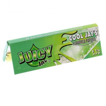 Juicy Jay's Cool Jays - Menthol 1 1/4 Rolling Papers - Single Pack