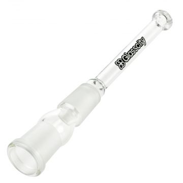 Glasscity Showerhead Diffuser Downstem | Clear | 18.8mm - Front View 