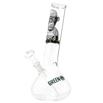 Greenline Monkey Glass Beaker Bong
