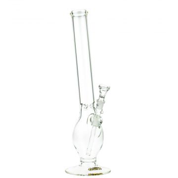 G-Spot Glass Egg Ice Bong with Real Gold Logo | 50cm - Side View 1