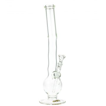 G-Spot Glass Wave Bong with Real Gold Logo | 50 cm - Side View 1