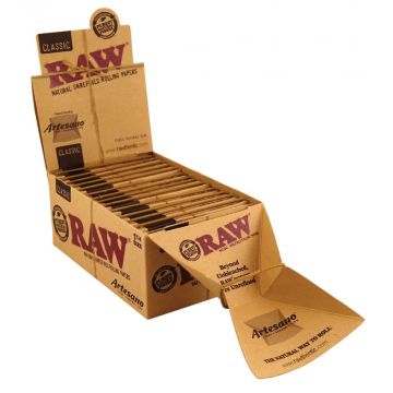 RAW Artesano 1¼ Papers with Tray and Filter Tips | Box