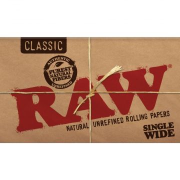 RAW Single Wide Double Window Rolling Papers | Single Pack