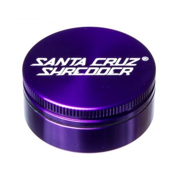 Santa Cruz Shredder Small Aluminum Herb Grinder | 2 Part | Purple