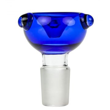 Cobalt Blue Glass Bowl with Glass Marbles | 18.8mm