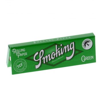 Smoking Green #8 - Cut Corners - Single Wide Rice Rolling Papers - Single Pack