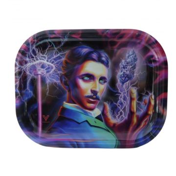 V Syndicate 18x14 Metal Rolling Tray | High Voltage