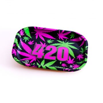 V Syndicate 18x14 Metal Rolling Tray | 420 Vibrant