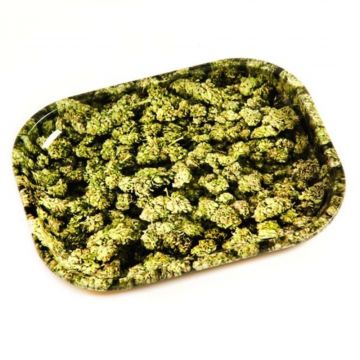 V Syndicate 18x14 Metal Rolling Tray | Buds