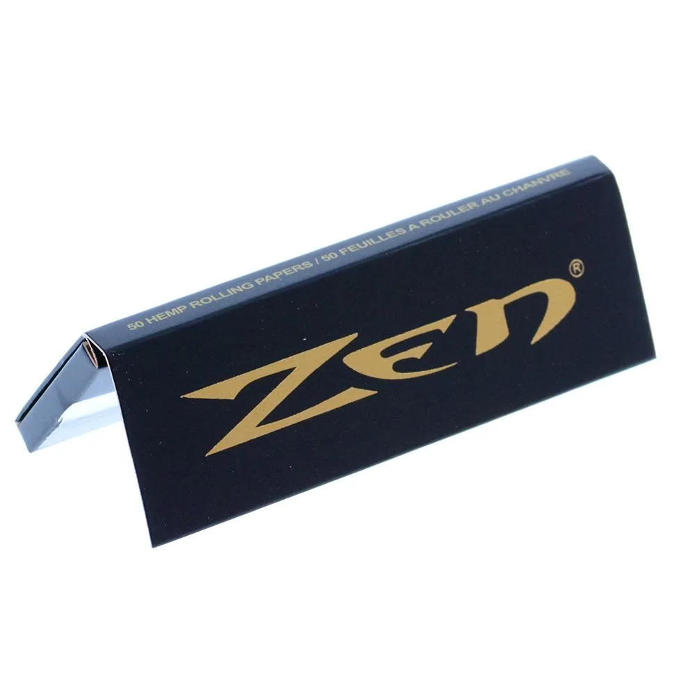 Zen Regular 1 1 4 Rolling Papers Black Single Pack Grasscity Eu